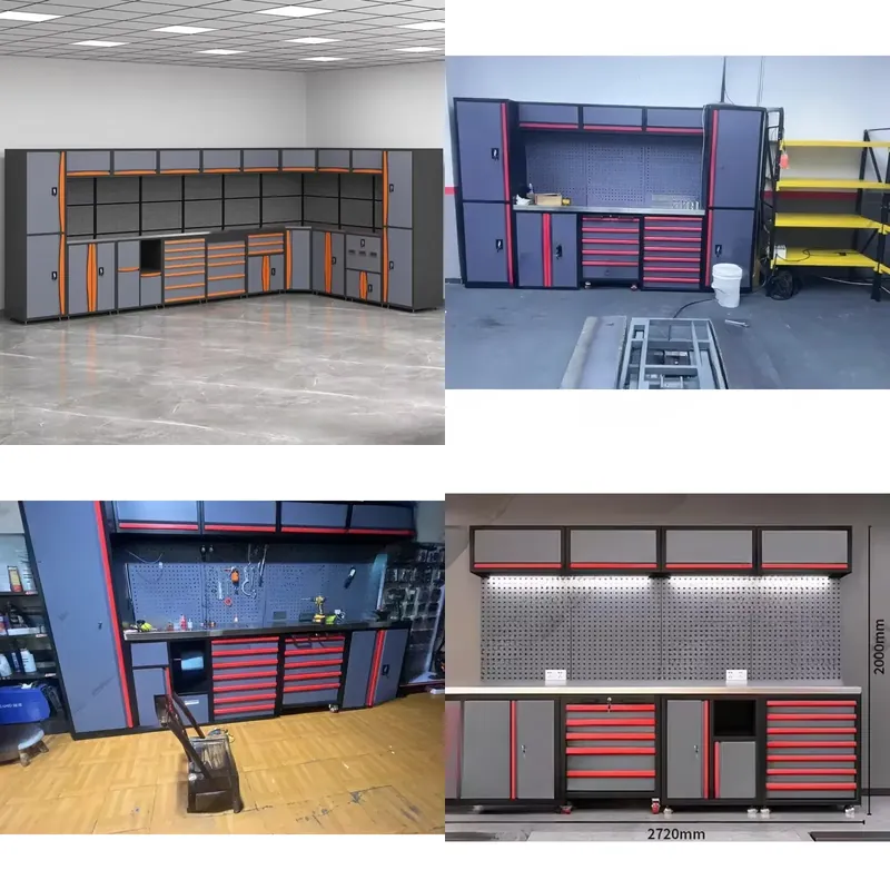 Workshop Tools Sale - 2026年激安販売 ガレージ収納セット ツールキャビネット 重量作業用メタルワークベンチ 家庭用ガレージ整理整頓用