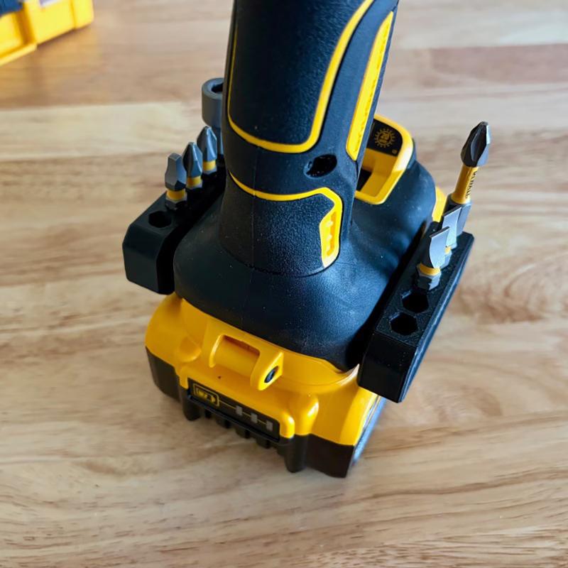 Power Tools For Workshop - 5 個/10 個磁気ドリルビットホルダー電動工具バッテリー用ポータブルビット収納ラックワークショップ便利屋ハードウェアオーガナイザー