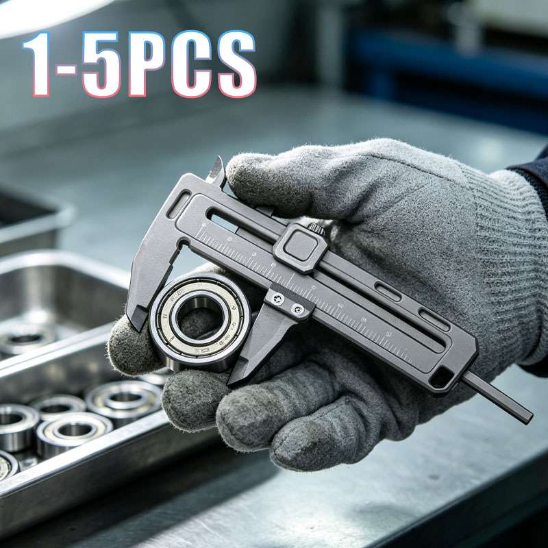 Marking Tools In Workshop - 1～5個入り ミニマーキングキャリパー 多目的精密スケール定規 測定ツール。アウトドア、EDC、家庭、ワークショップ、DIYクラフトに最適。