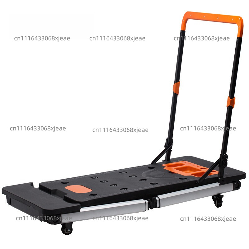 Workbench Portable Fold - 7-in-1多機能ワークベンチDIY木工テーブルポータブルトロリー折りたたみカートホイール付きワークショップツール外出用手押し車