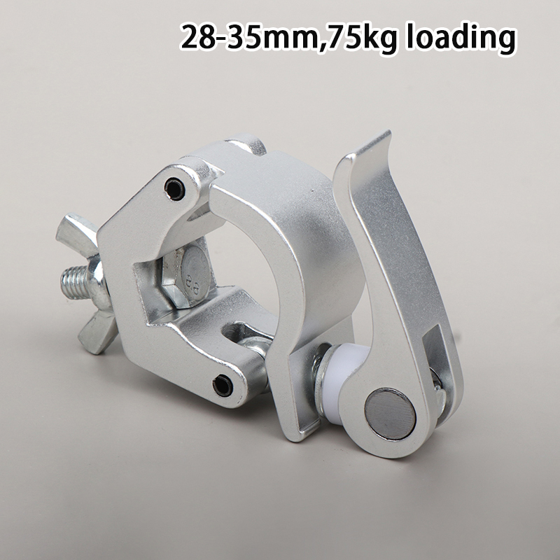 Pipe Clamp Bar - B * 1 個シルバークランプクイックリリースクランプアルミチューブパイプクイックリリースクランプ F24 トラス用高品質ステージアクセサリー