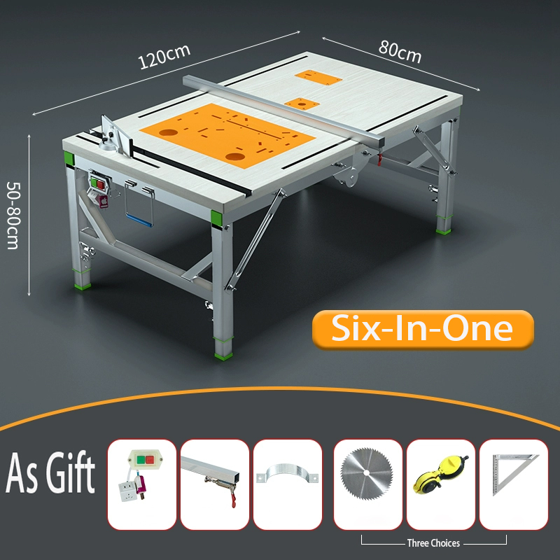 Workbench Portable Fold - 多機能木工作業台 ポータブル折りたたみ作業台 木工用鋸台 伸縮式取り外し可能手動工具