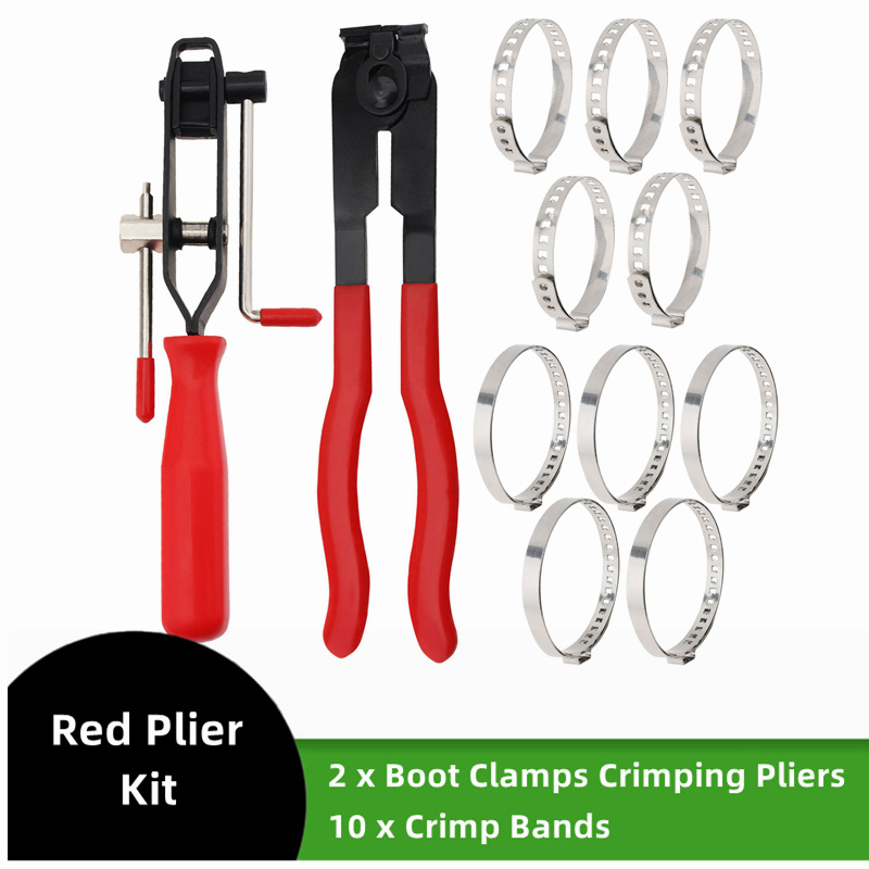 1 セット高耐久滑り止め CV ジョイントブーツクランプ圧着 - Workshop Tools Sale のレビューと価格