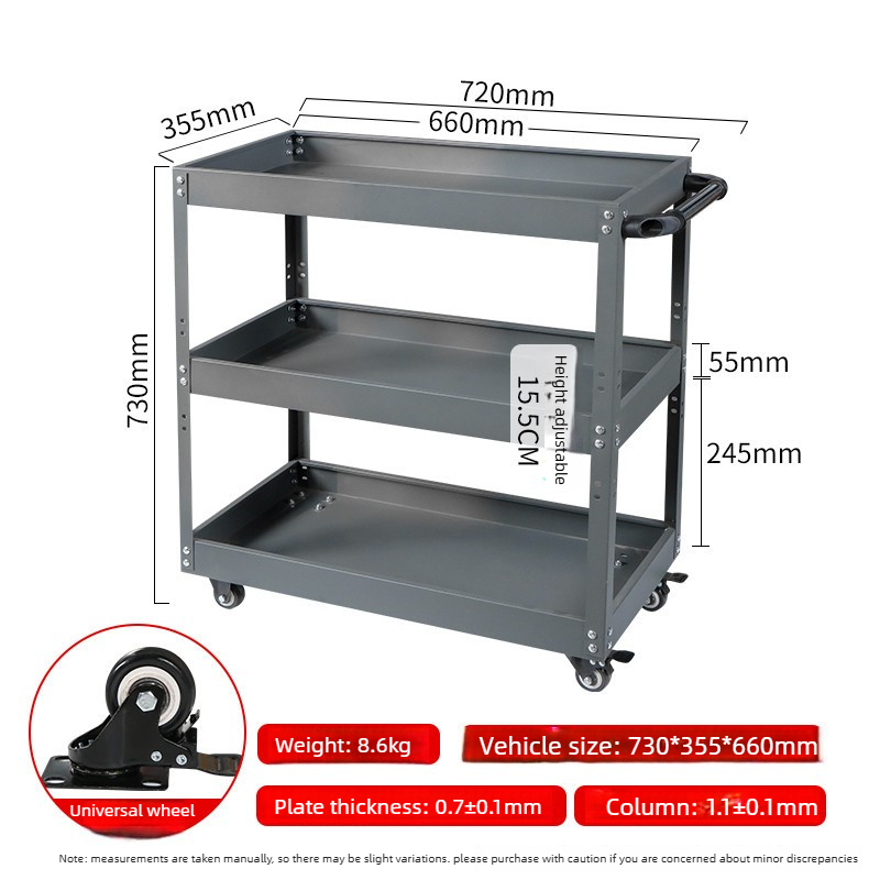 機械工場用ツールカート、ホイール付きツールトロリー、ツールボ - Workshop Tools Cabinet のレビューと価格