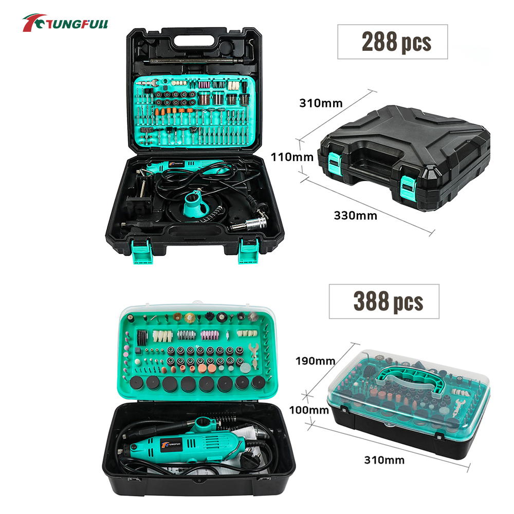 TUNGFULL ミニ電動グラインダーセット、可変速度ロータ - Power Tools For Workshop のレビューと価格