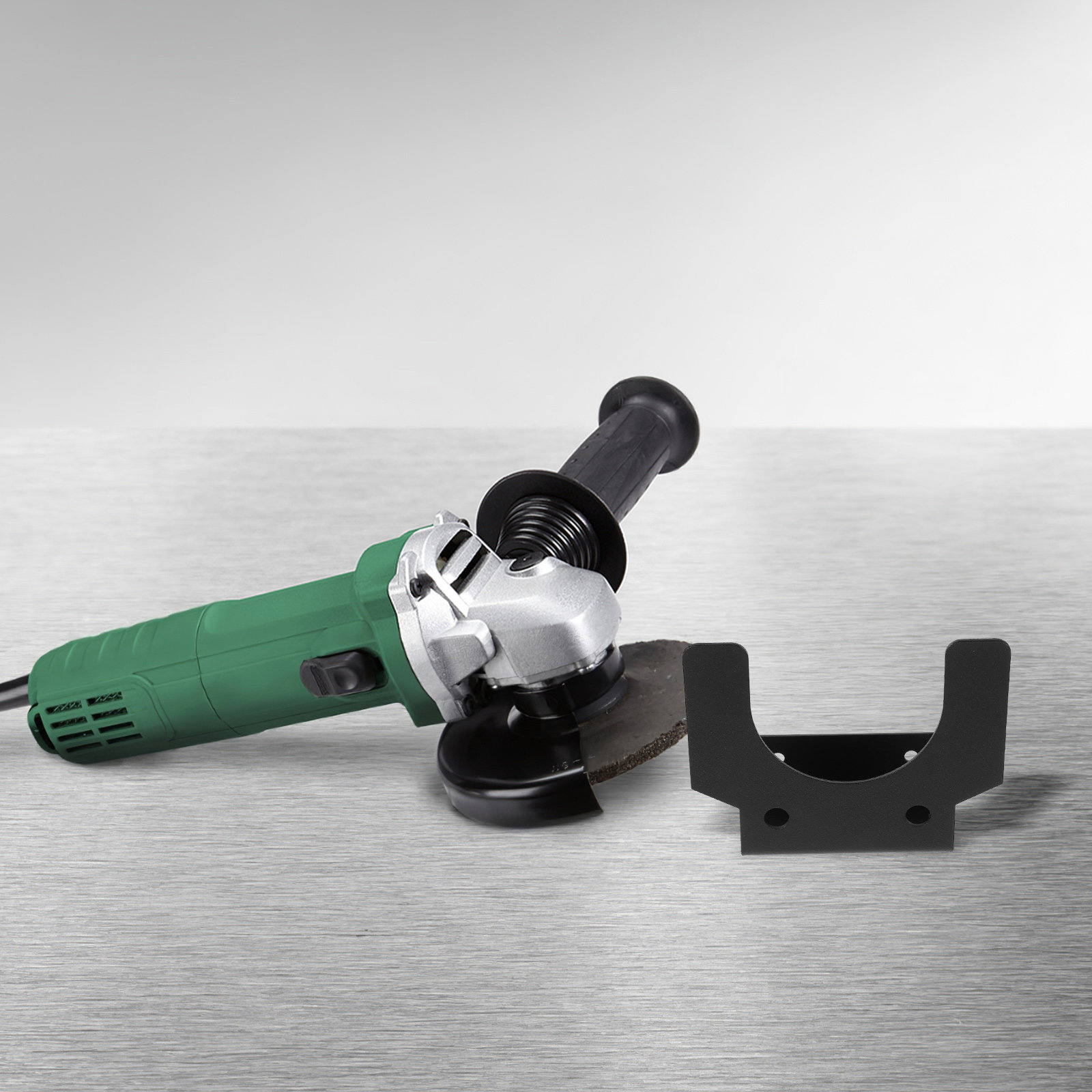 頑丈な鉄製アングルグラインダー用ブラケット。壁掛け式で、作業 - Power Tools For Workshop のレビューと価格