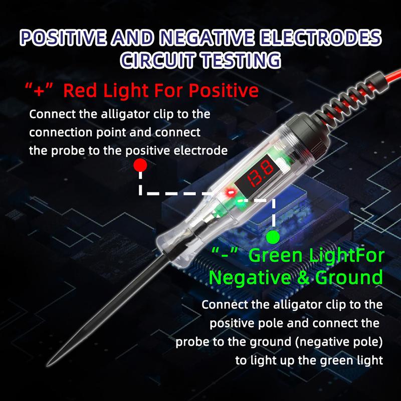 3V 120V 電圧テスターペンデジタルディスプレイロングプ - Tools Use In The Workshop のレビューと価格