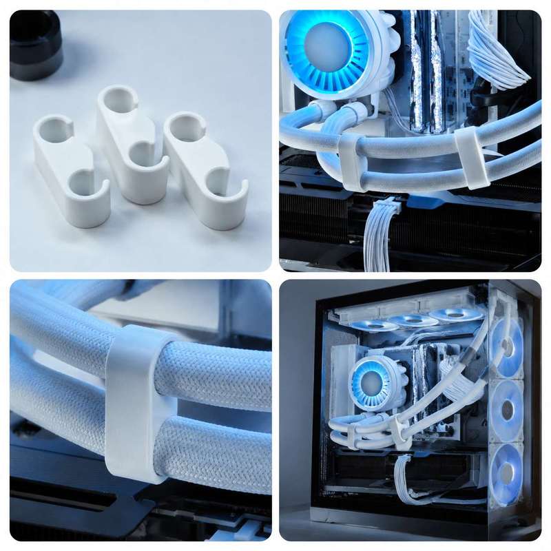 PC 水冷チューブクランプクリップコンピュータ CPU クー - Pipe Clamp Bar のレビューと価格
