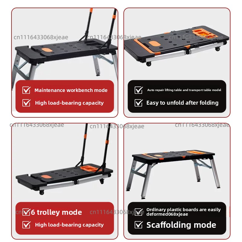 7-in-1多機能ワークベンチDIY木工テーブルポータブルト - Workbench Portable Fold のレビューと価格