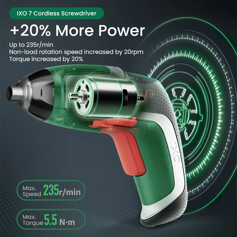 ボッシュ IXO 7 コードレスドライバー 3.6V USB - Power Tools For Workshop のレビューと価格