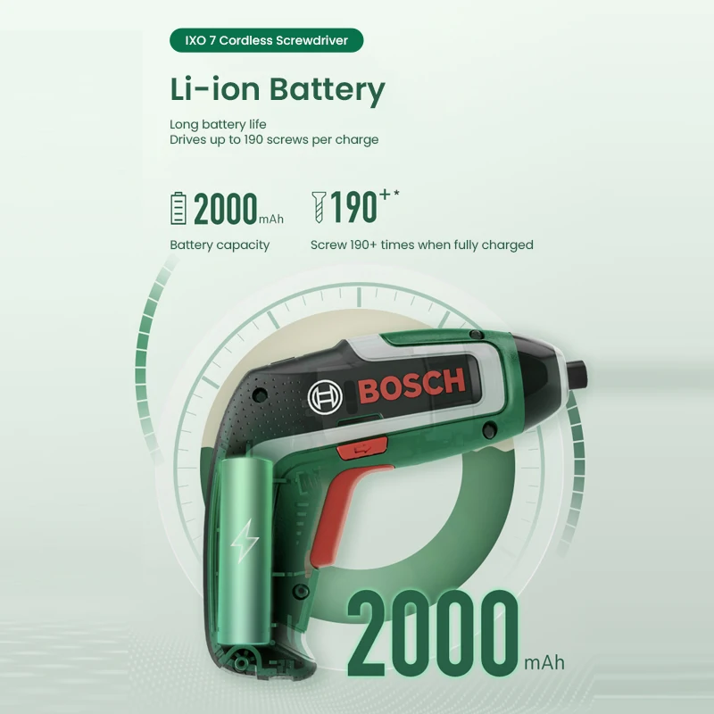 ボッシュ IXO 7 コードレスドライバー 3.6V USB - Power Tools For Workshop のレビューと価格