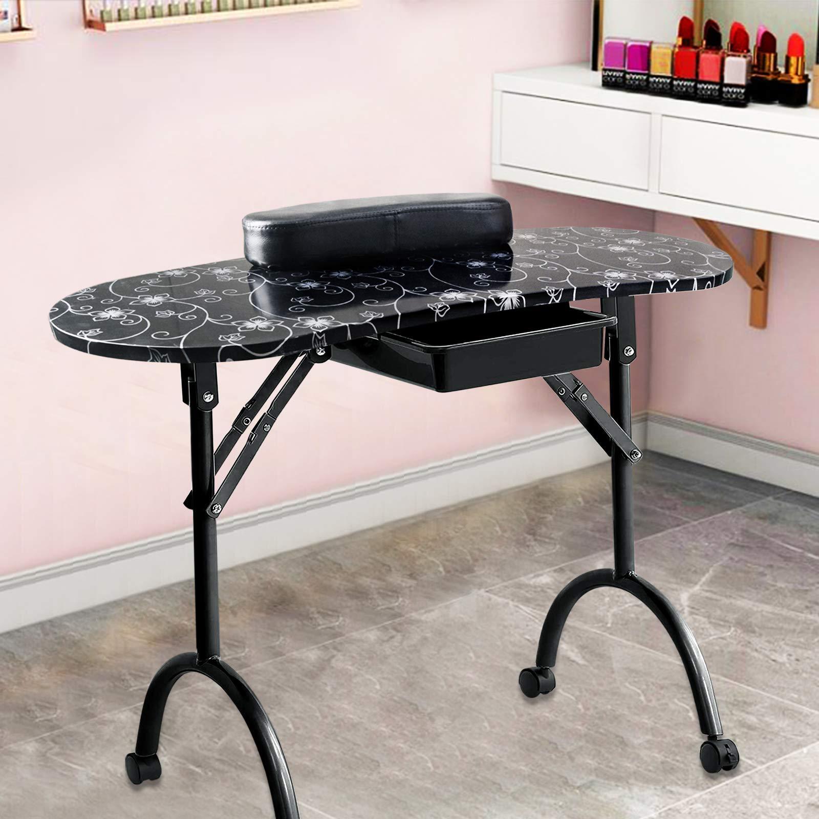 パターンマニキュアテーブル モダンシンプルマニキュアワークベ - Workbench Portable Fold のレビューと価格
