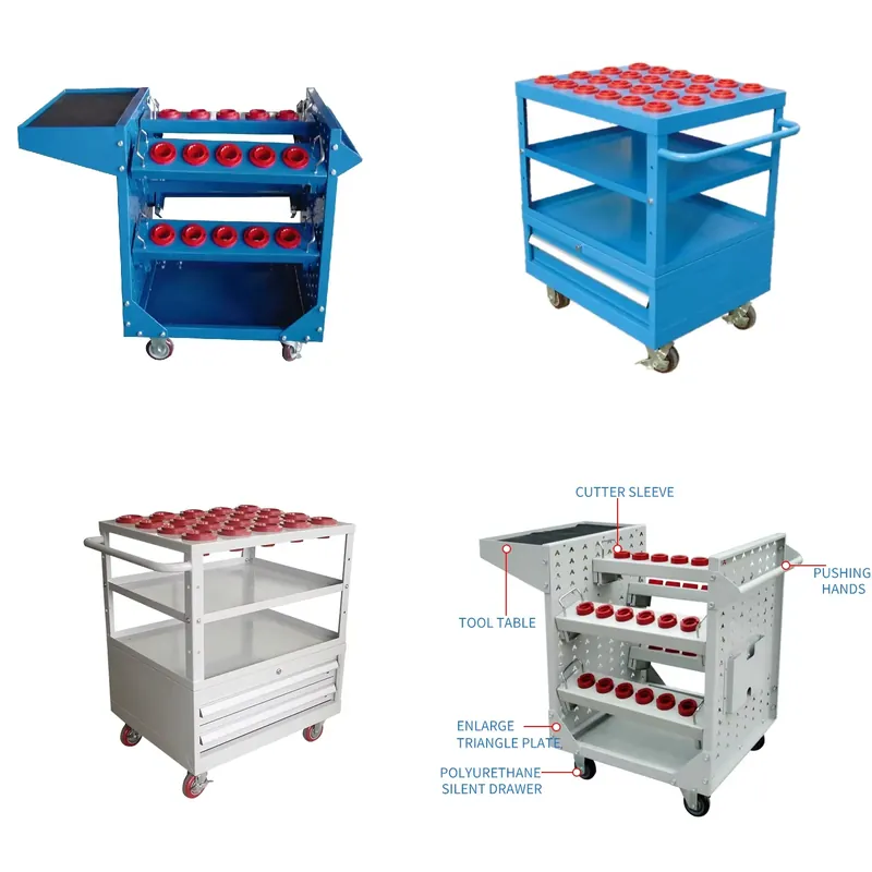 耐久性のあるワークショップCNCツールホルダー収納トロリーカ - Workshop Tools Cabinet のレビューと価格