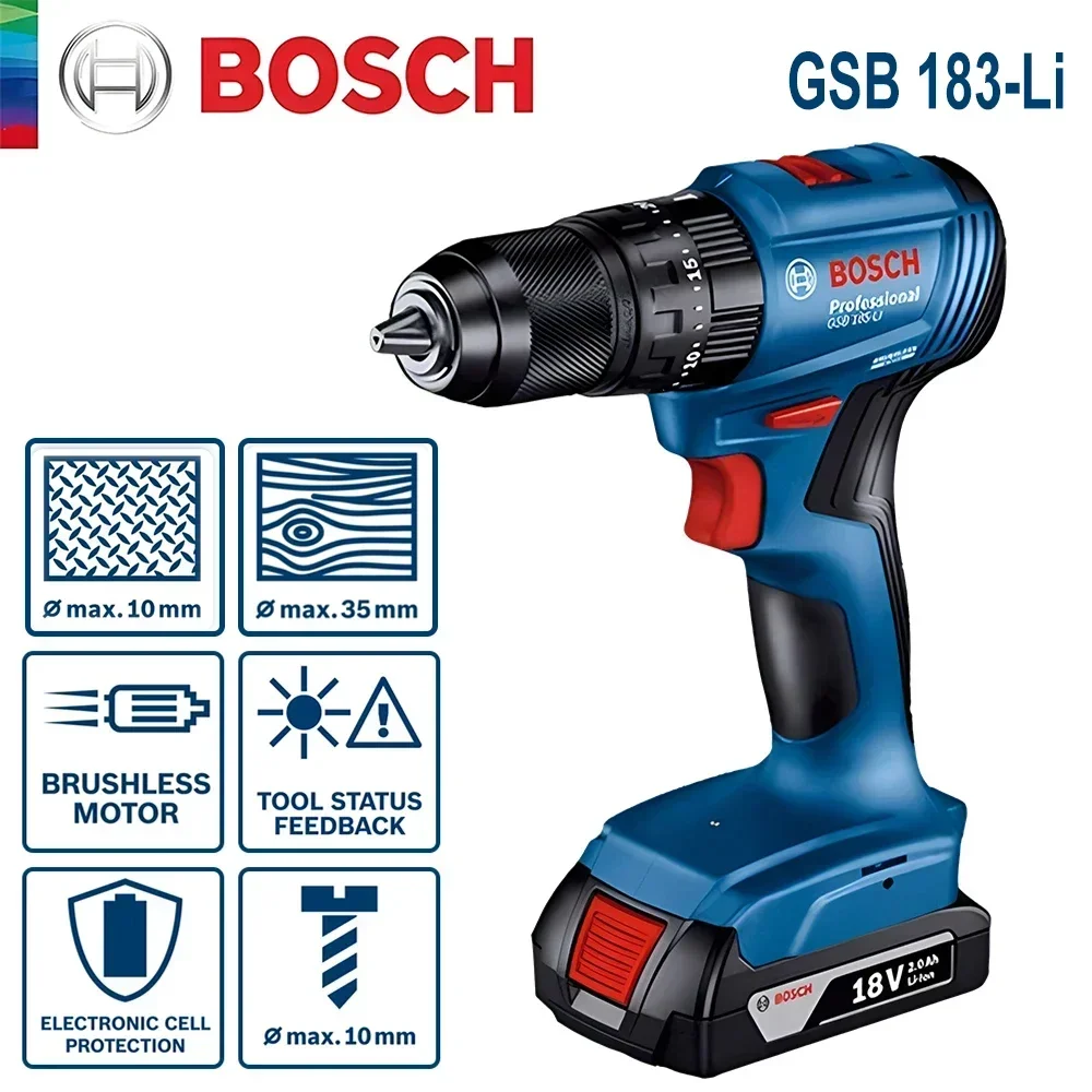ボッシュ GSB183-LI 18V コードレス インパクト - Power Tools For Workshop のレビューと価格
