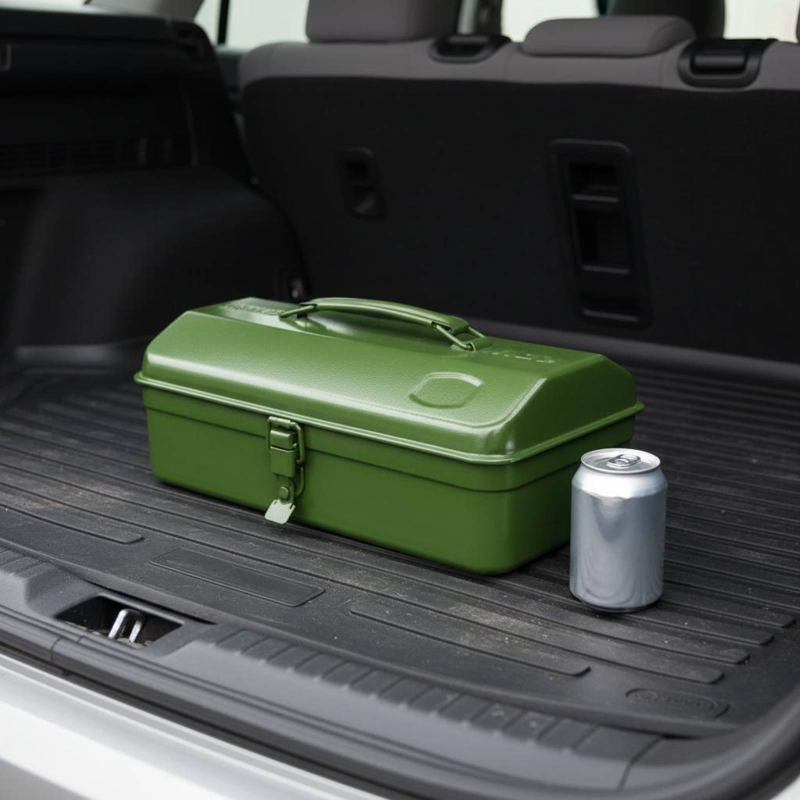 鉄製ツールボックス 重厚型頑丈な金属製収納箱 車載用ポータブ - Tools In The Workshop のレビューと価格