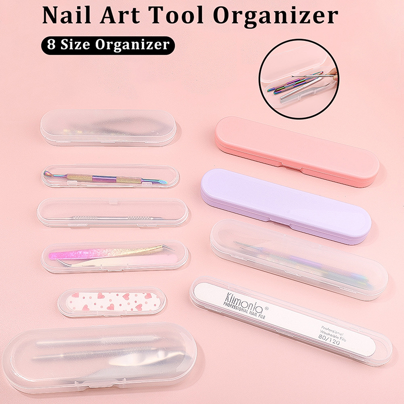 1/8個入り ポータブル長方形ネイルアートツール収納ボックス - Workshop Tools Cabinet のレビューと価格