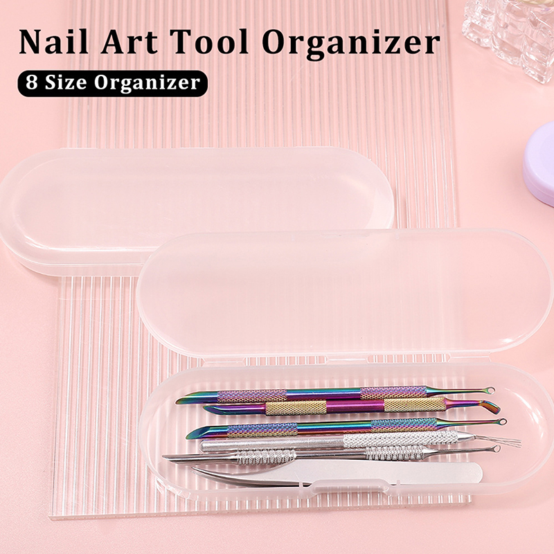 1/8個入り ポータブル長方形ネイルアートツール収納ボックス - Workshop Tools Cabinet のレビューと価格