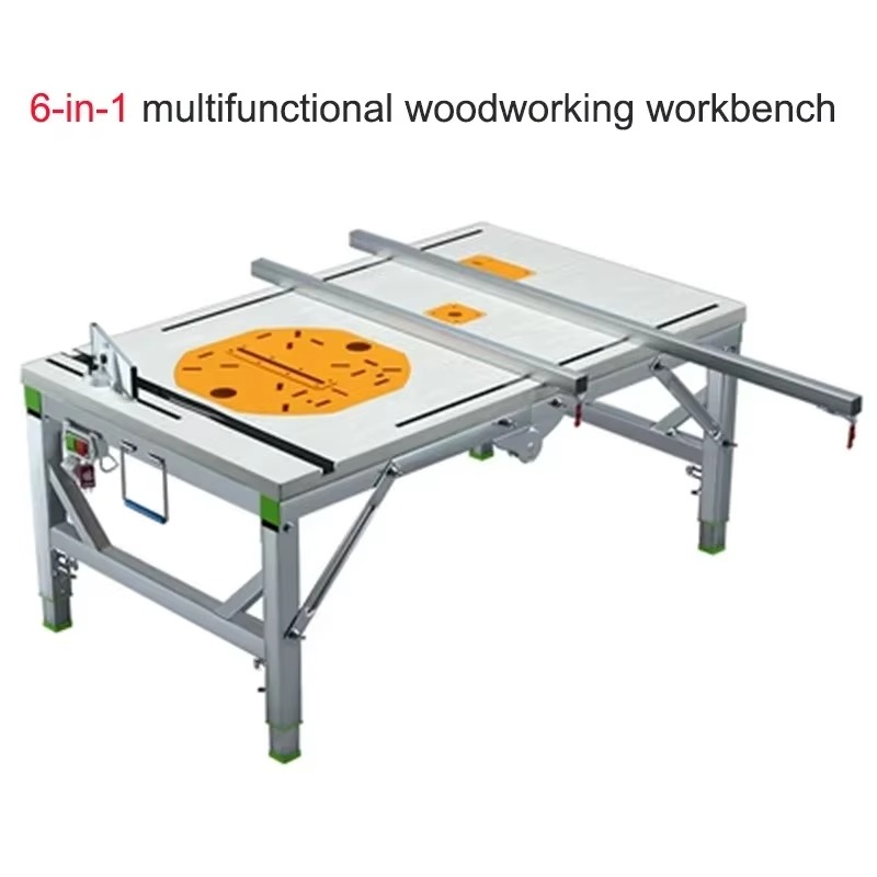 多機能折りたたみ式昇降式木工テーブル、ポータブル木工用逆向き - Workbench Portable Fold のレビューと価格