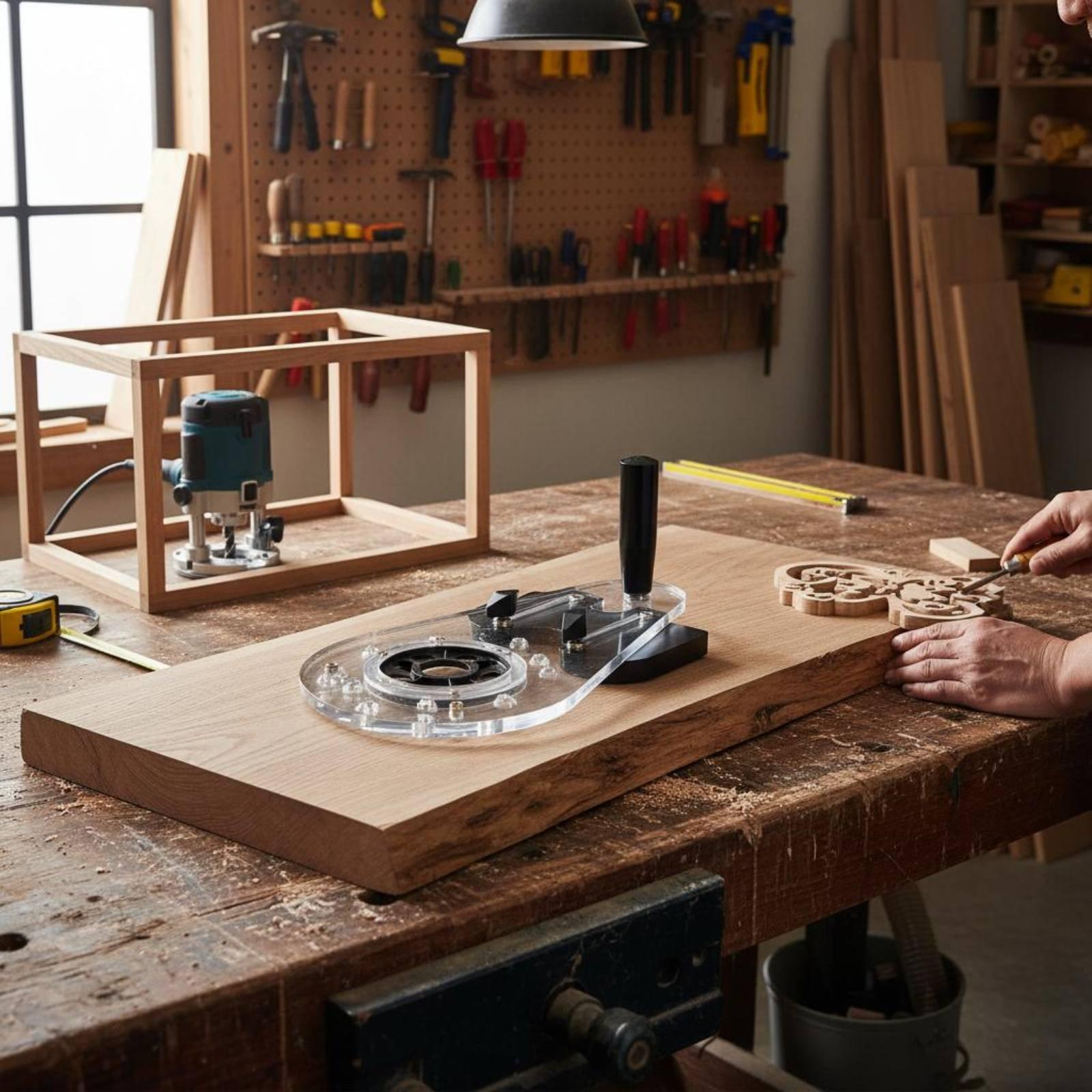 ルーターベースプレート 安定した機能 パワーツールアクセサリ - Power Tools For Workshop のレビューと価格