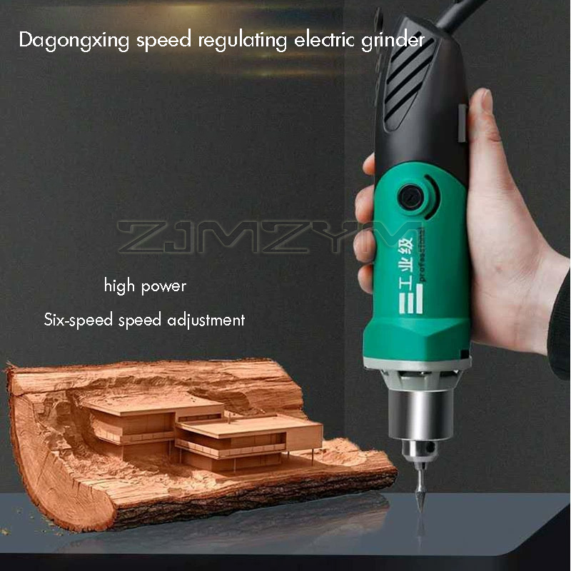 6段階変速ハイパワー彫刻機 電動ドリル 木彫り 研磨機 ロー - Power Tools For Workshop のレビューと価格