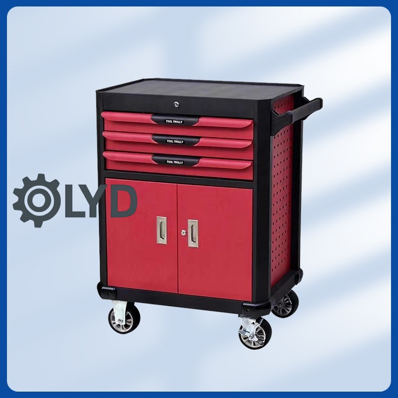 引き出し式自動車修理ツールカート、手押し多機能ワークショップ - Workshop Tools Cabinet のレビューと価格