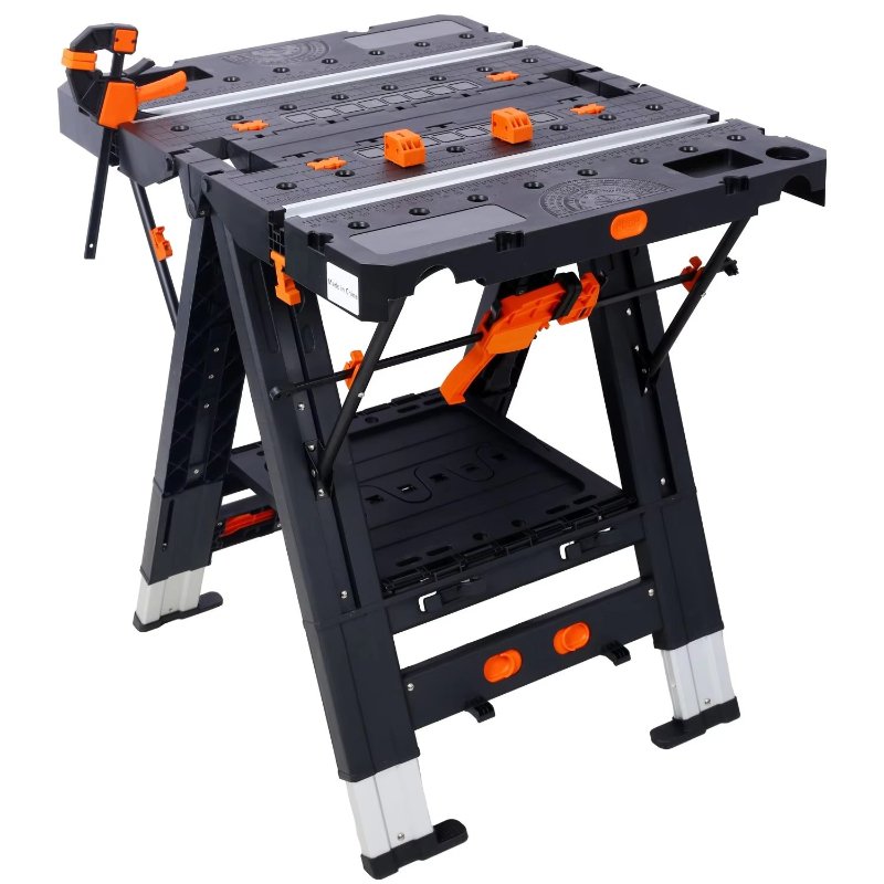 ポータブル折りたたみ式2-in-1作業台 大型耐荷重 鋸と作 - Workbench Portable Fold のレビューと価格
