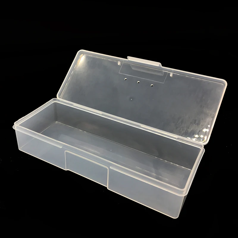 1 ピースクリア空のネイルアート収納ボックスドリルビットホル - Workshop Tools Cabinet のレビューと価格