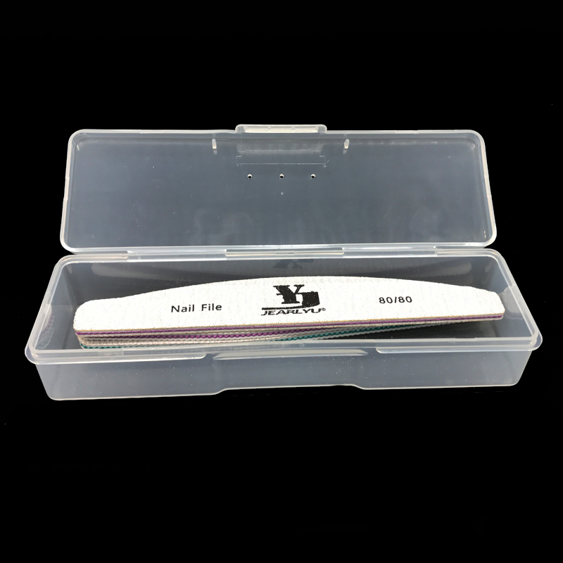 1 ピースクリア空のネイルアート収納ボックスドリルビットホル - Workshop Tools Cabinet のレビューと価格