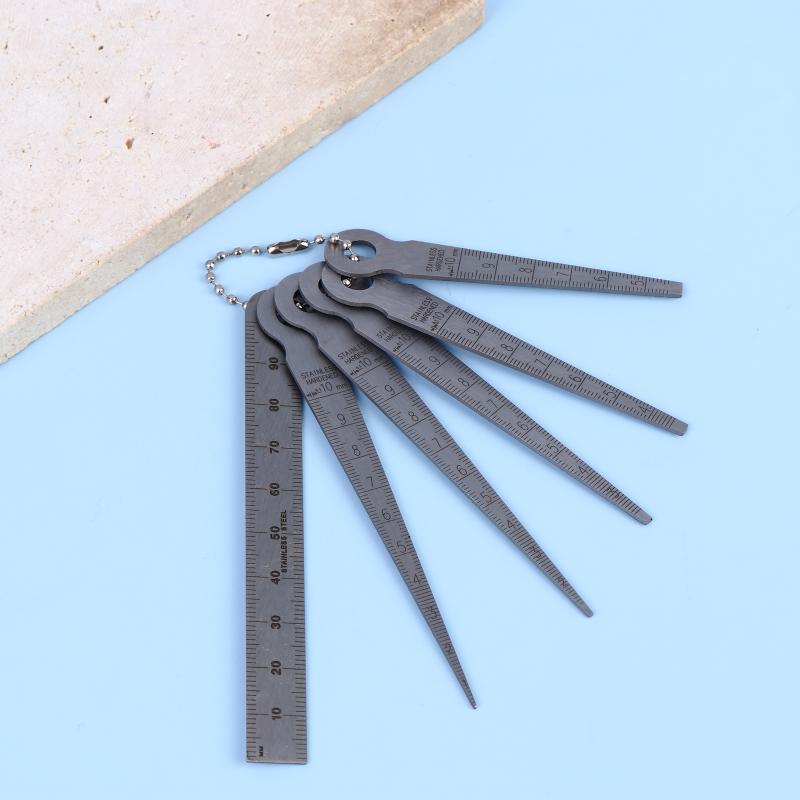 スチール製テーパー型隙間ゲージ 6個入りセット。高精度な測定 - Tools Use In The Workshop のレビューと価格