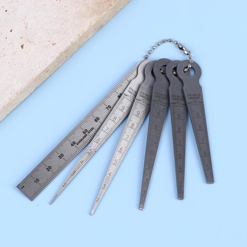 スチール製テーパー型隙間ゲージ 6個入りセット。高精度な測定 - Tools Use In The Workshop のレビューと価格