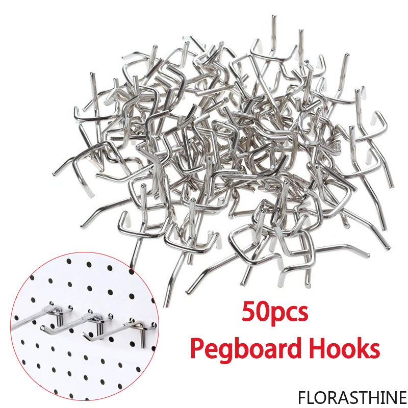 50個入りペグボードフック ペグボードフック ガレージ ワー - Workshop Tools Board のレビューと価格